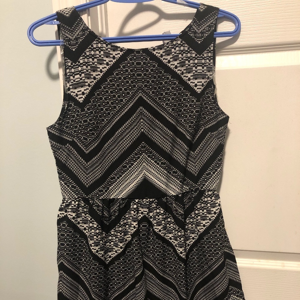 Black Printed Dress
